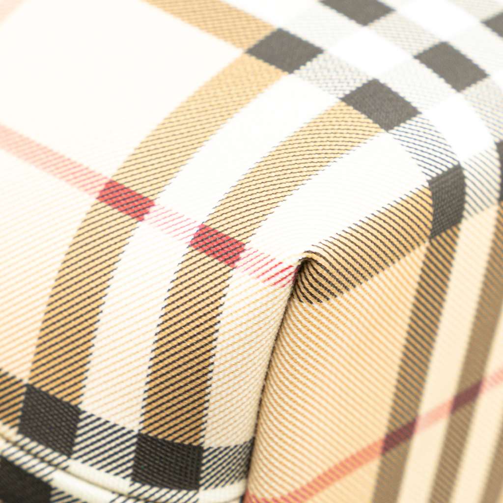 Burberry Mini House Check Coated Canvas Handbag - Image 10