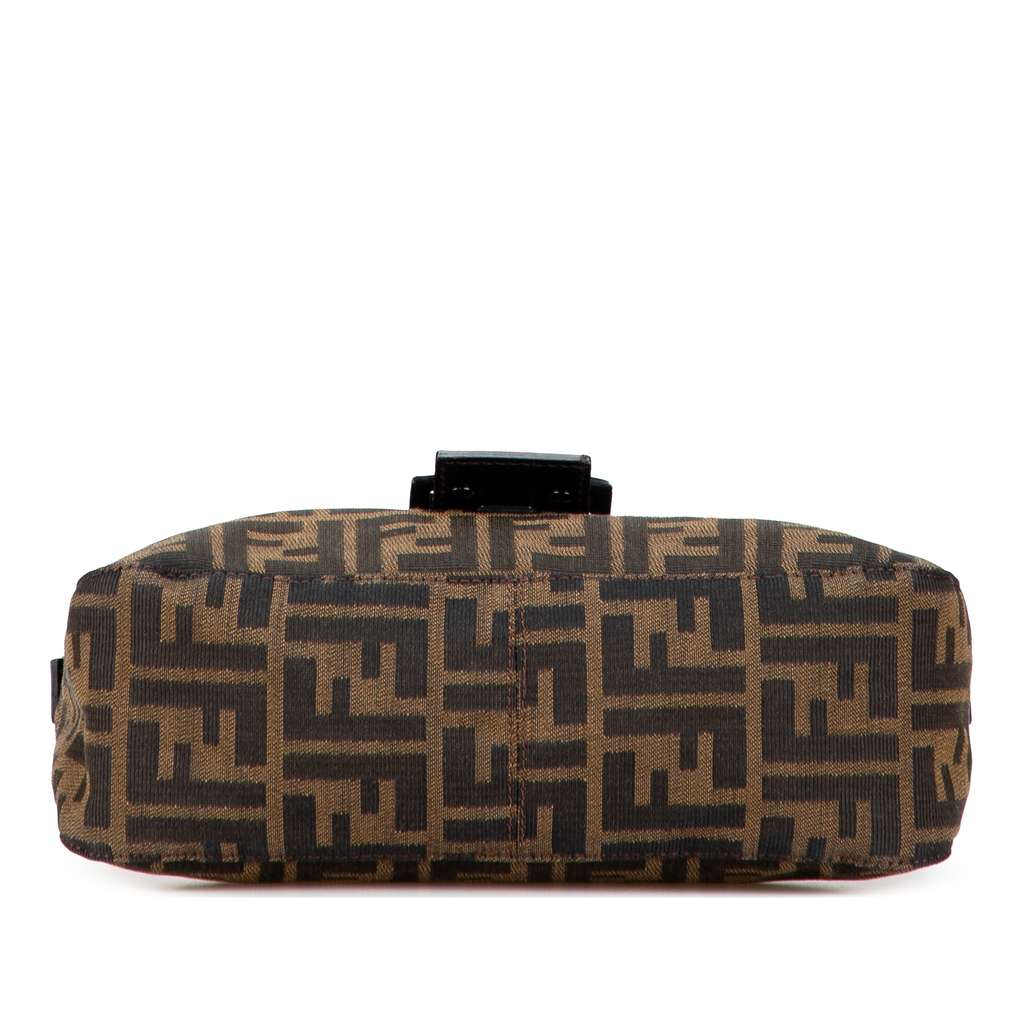 Fendi Zucca Canvas Double Flap Shoulder Bag - 3