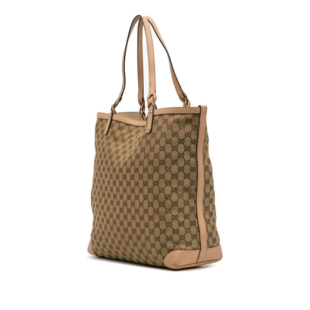 Gucci GG Canvas Craft Tote - Back view