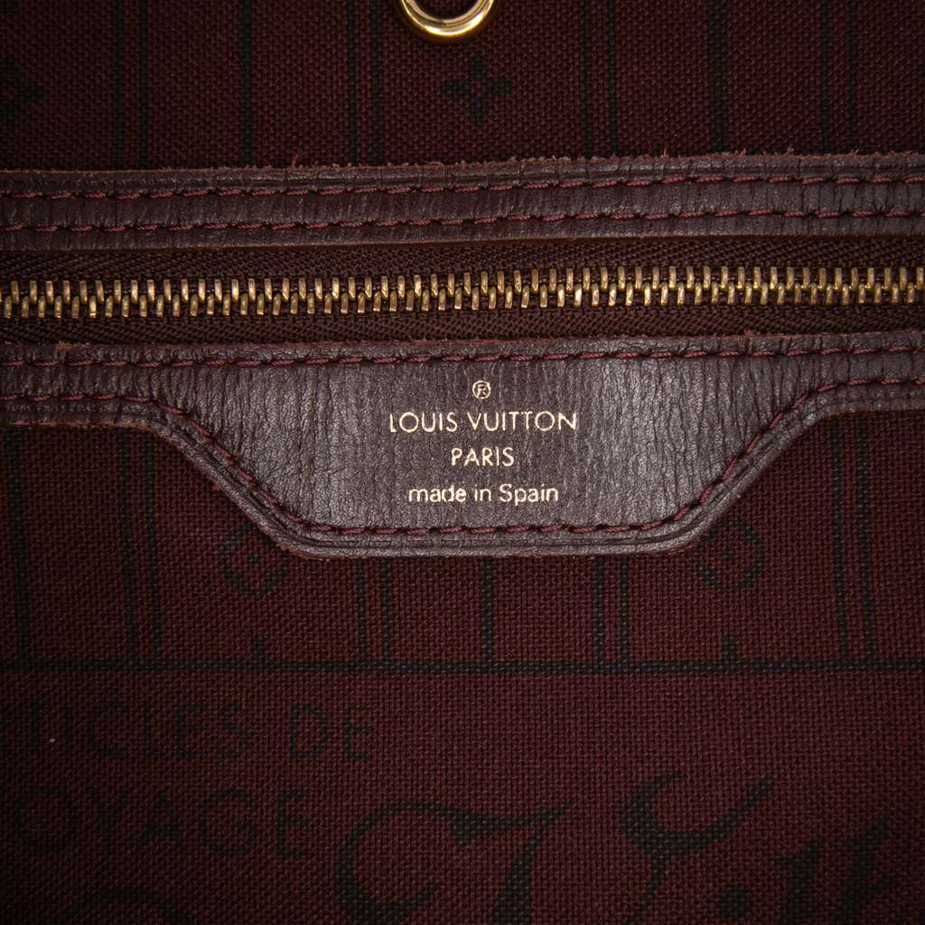 Louis Vuitton Monogram Idylle Neverfull MM - Side view