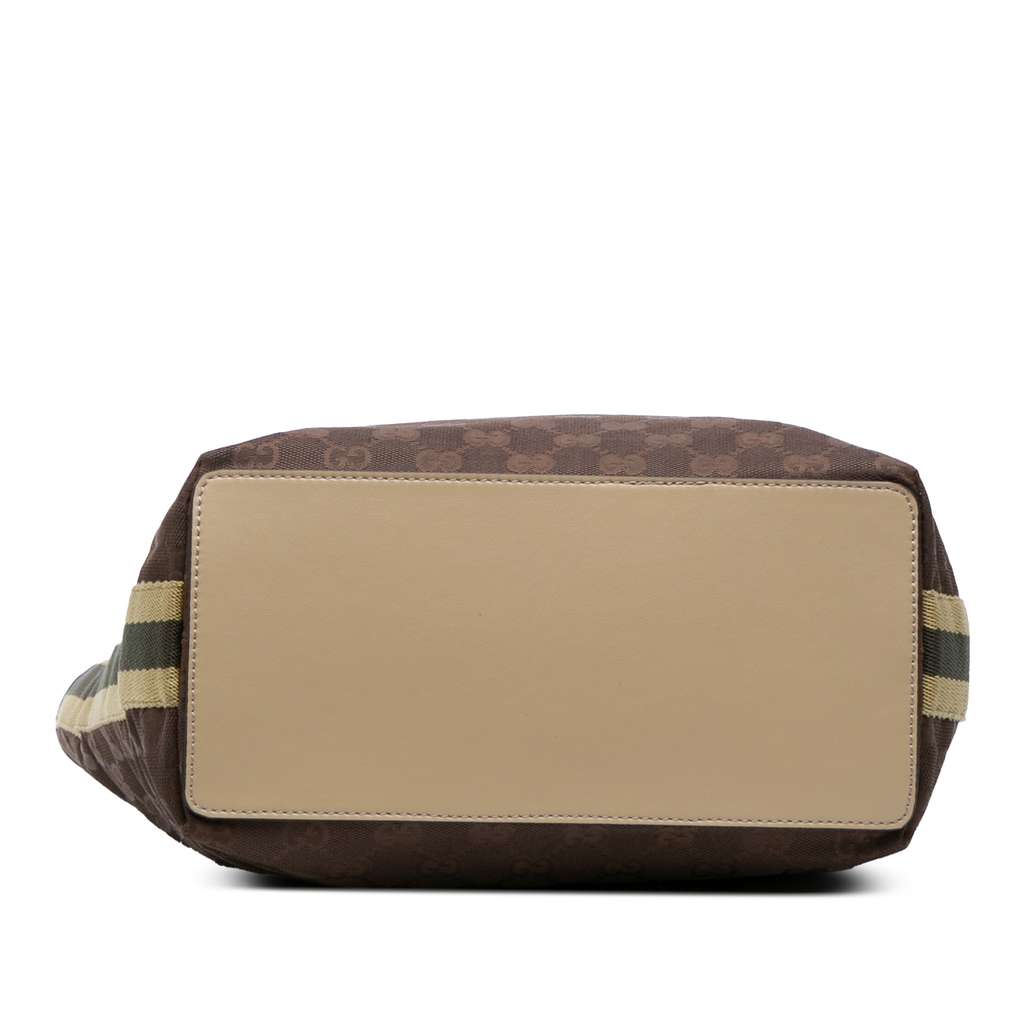 Gucci GG Canvas Web Tote - Image 6