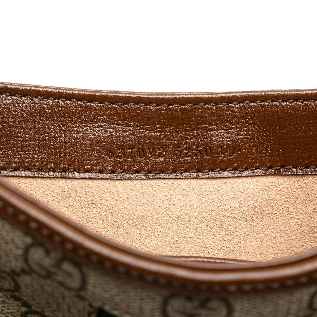 Gucci Mini GG Supreme Web Jackie 1961 Crossbody - Detail 1