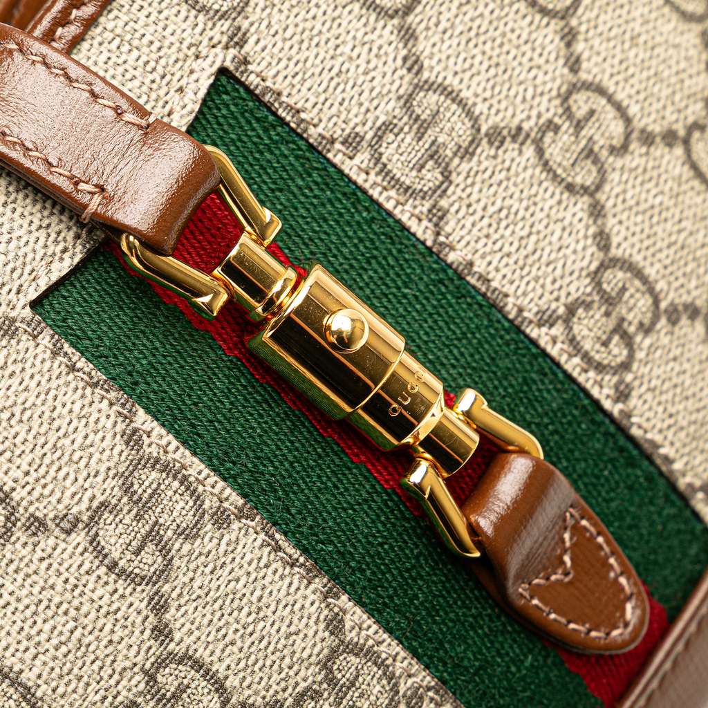 Gucci Mini GG Supreme Web Jackie 1961 Crossbody - Detail 2