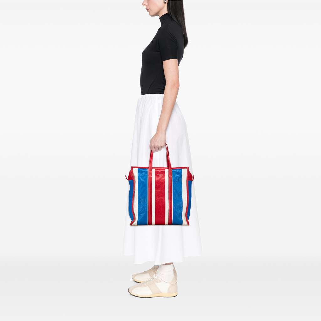 Balenciaga M Lambskin Bazar Shopper Satchel - Image 13