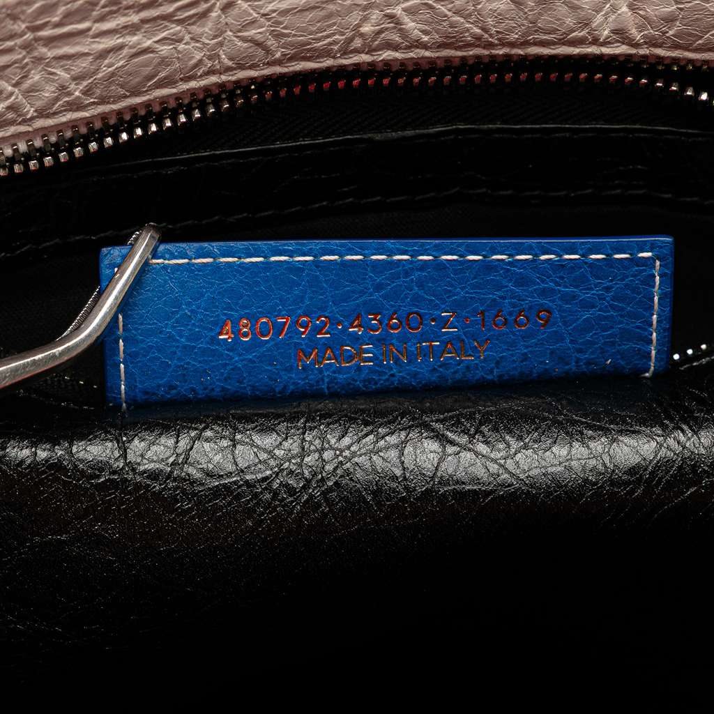 Balenciaga M Lambskin Bazar Shopper Satchel - Detail 1