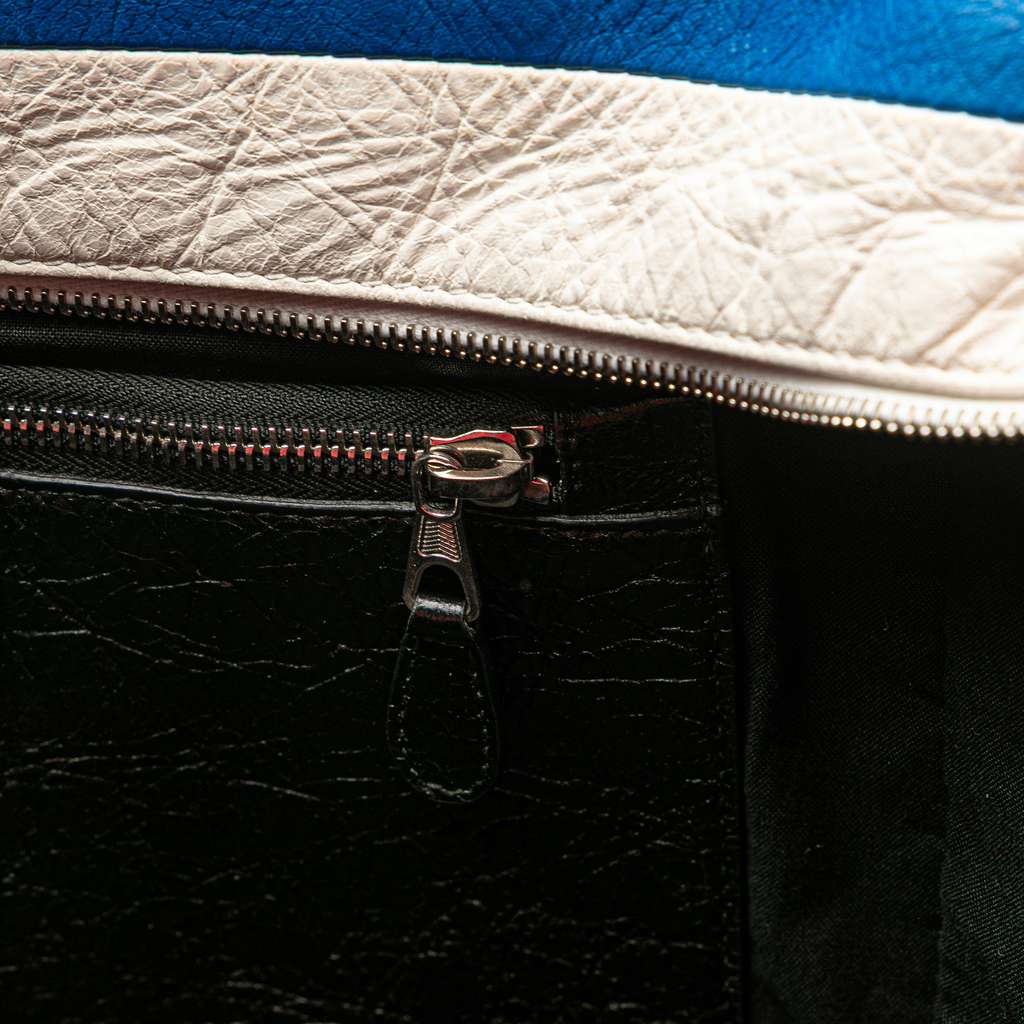 Balenciaga M Lambskin Bazar Shopper Satchel - Image 11