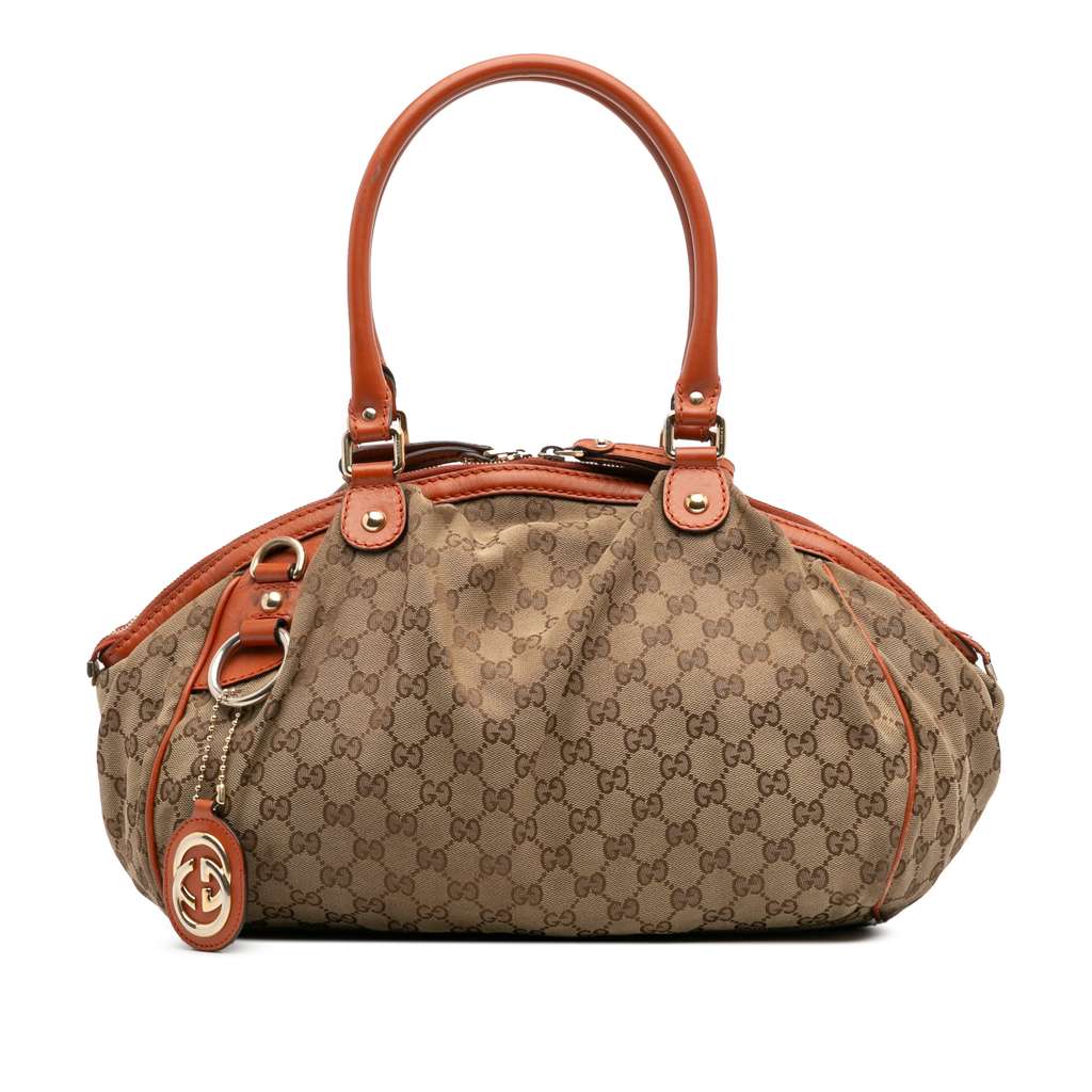 Gucci GG Canvas Sukey Satchel
