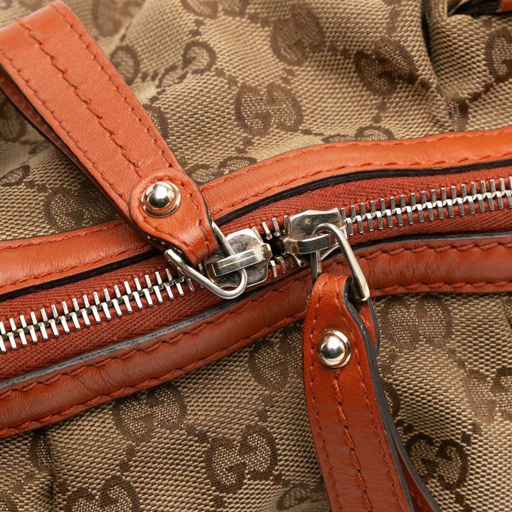 Gucci GG Canvas Sukey Satchel - Image 10