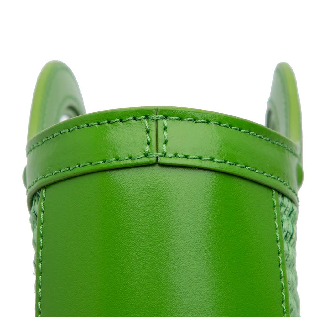 Marni Micro Leather and Raffia Cotton Emroidered Tropicalia Bag - Image 10