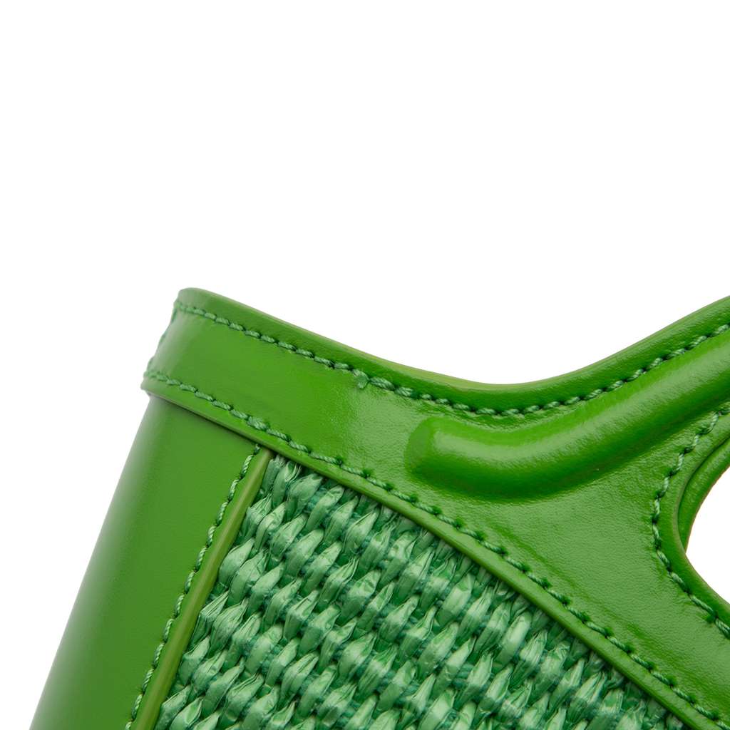 Marni Micro Leather and Raffia Cotton Emroidered Tropicalia Bag - Image 11