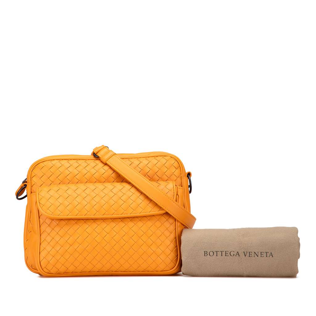 Bottega Veneta Nappa Intrecciato Front Pocket Messenger Bag - Image 12