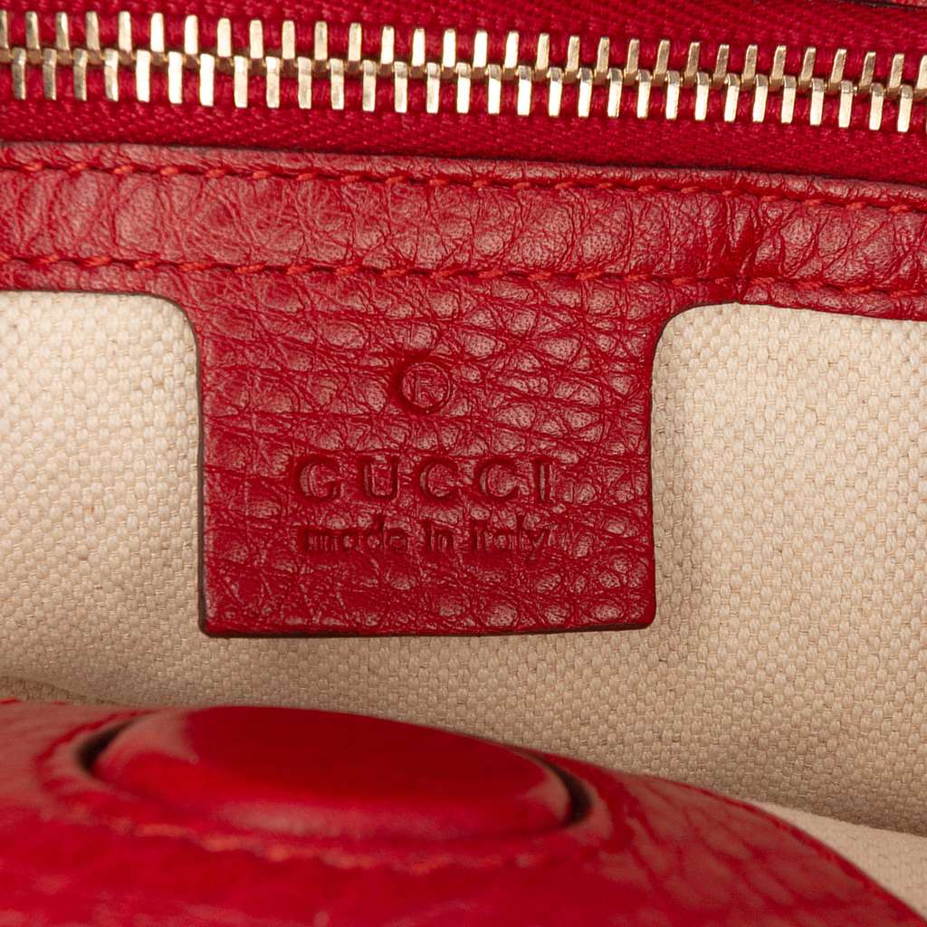 Gucci Small Calfskin Bamboo Shopper Satchel - Side view
