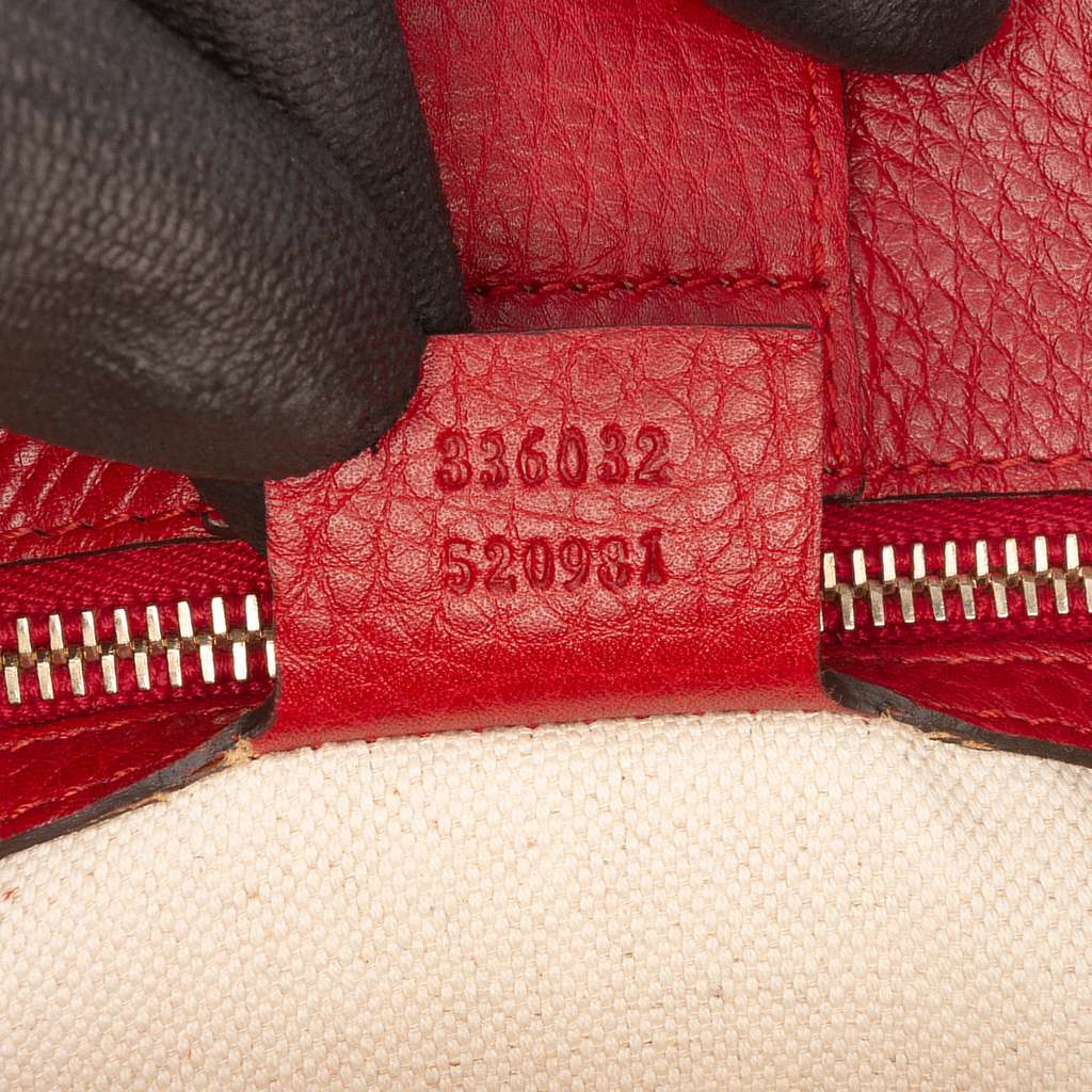 Gucci Small Calfskin Bamboo Shopper Satchel - Detail 1