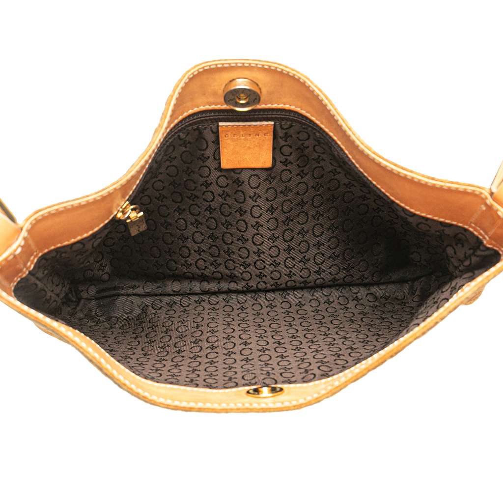 Celine C Macadam Suede Shoulder Bag - 4