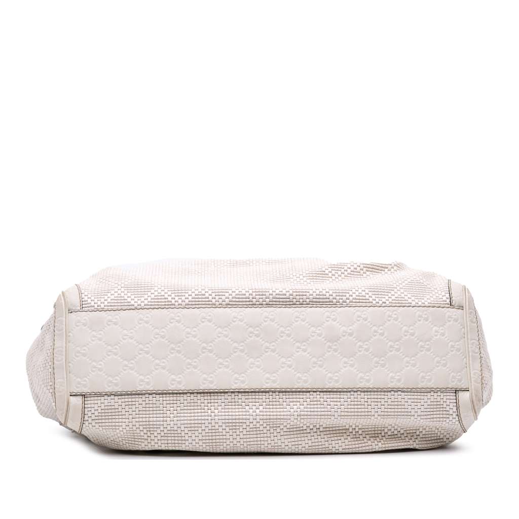 Gucci Large Diamante Raffia Sukey Tote - Image 6