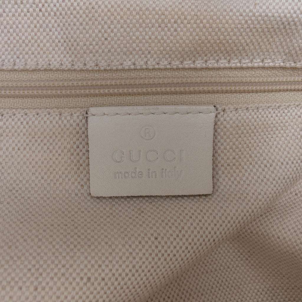 Gucci Large Diamante Raffia Sukey Tote - Side view