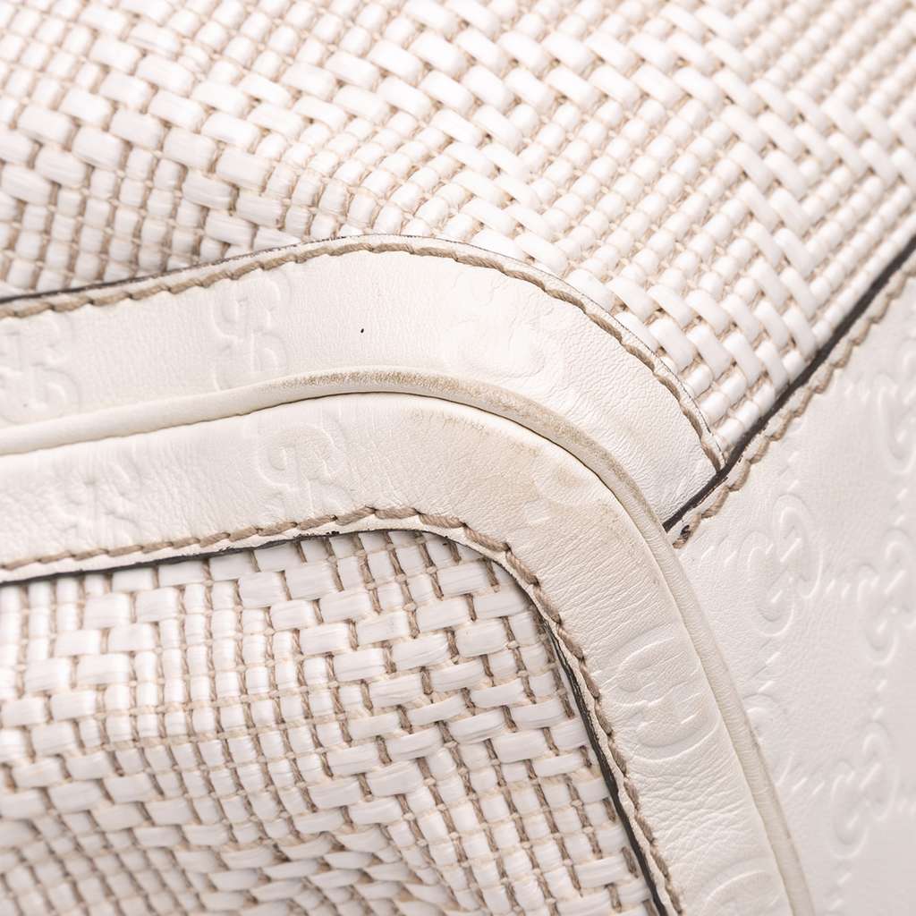 Gucci Large Diamante Raffia Sukey Tote - Detail 2