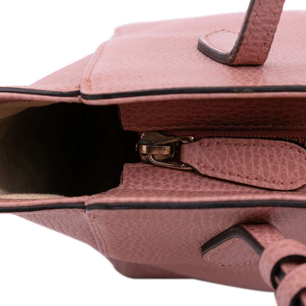 Gucci Mini Leather Swing Satchel - Image 11