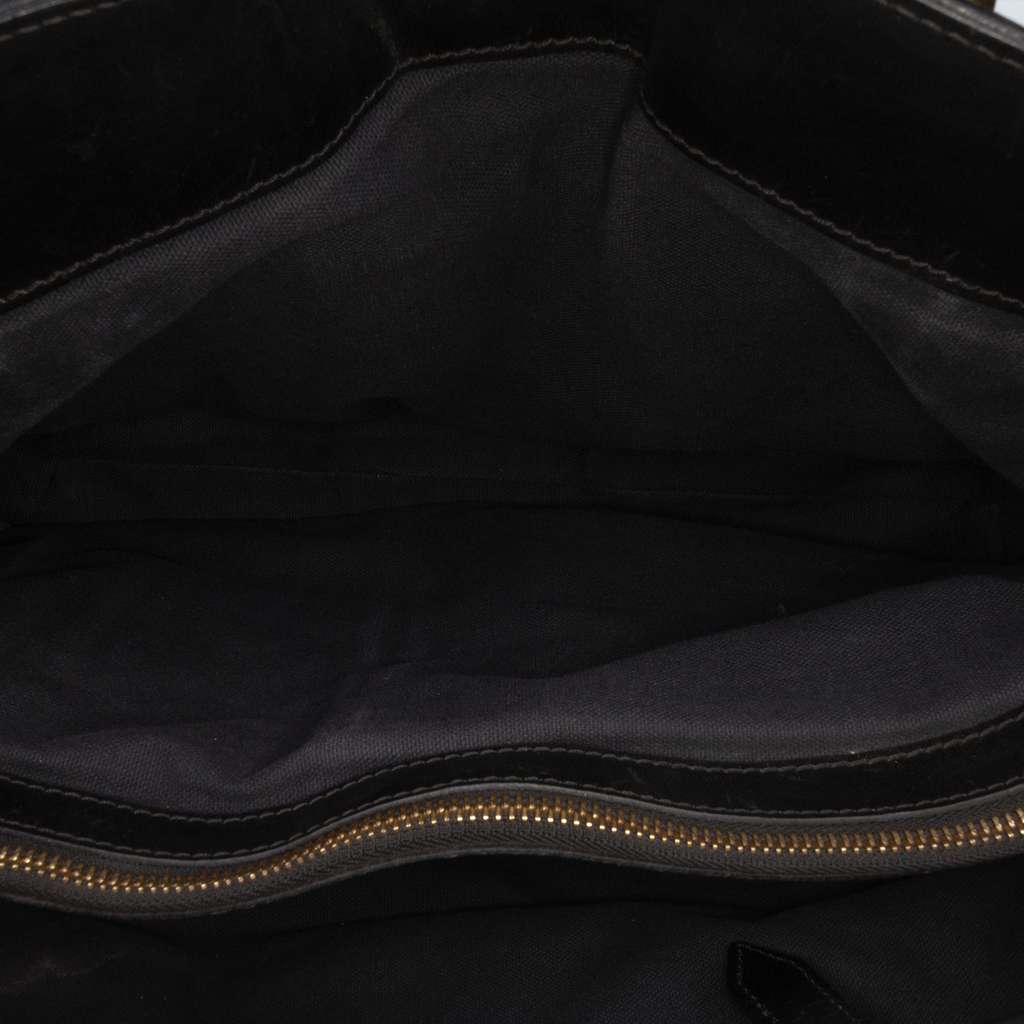 Burberry Medium House Check Canvas and Leather Bridle Lynher Tote - 4