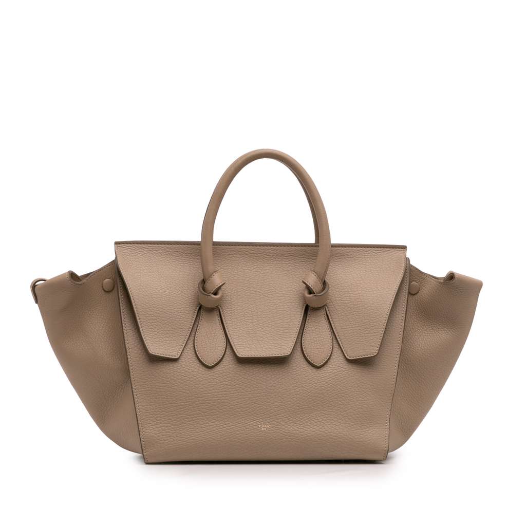 Celine Medium Grained Calfskin Tie Knot Handbag
