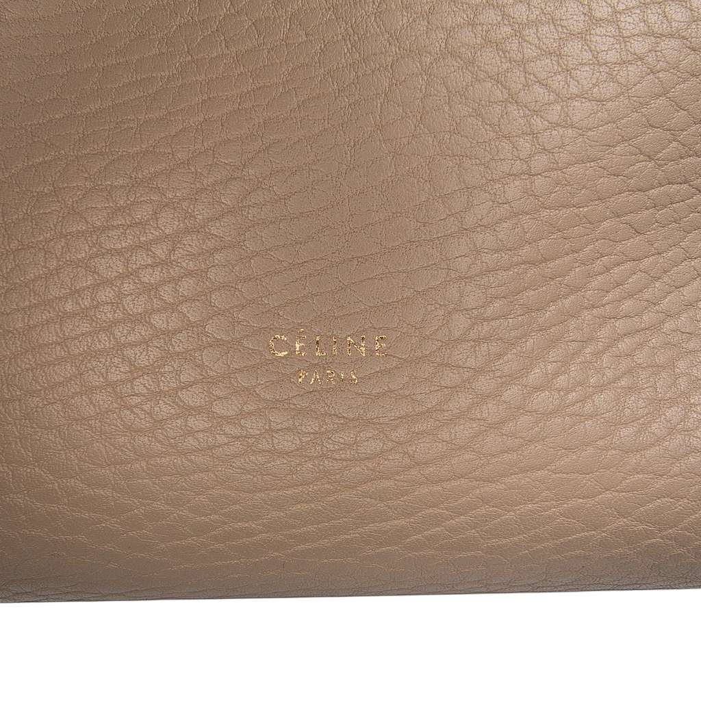 Celine Medium Grained Calfskin Tie Knot Handbag - Side view