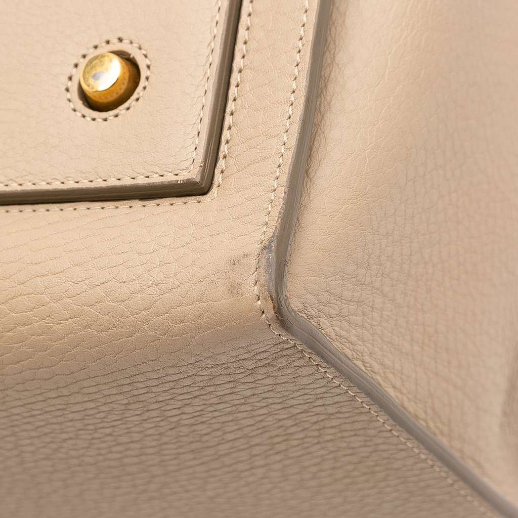 Celine Medium Grained Calfskin Tie Knot Handbag - Image 10