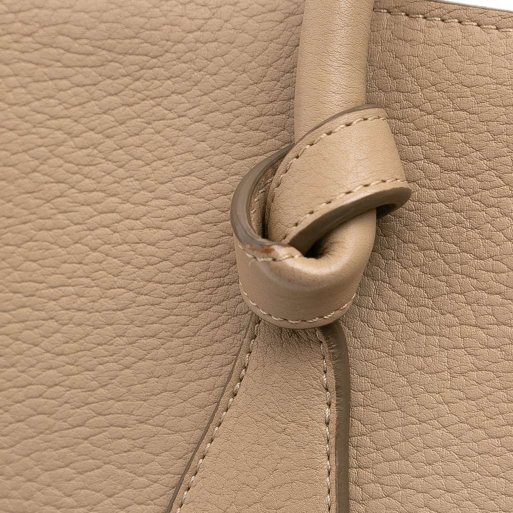 Celine Medium Grained Calfskin Tie Knot Handbag - Image 12