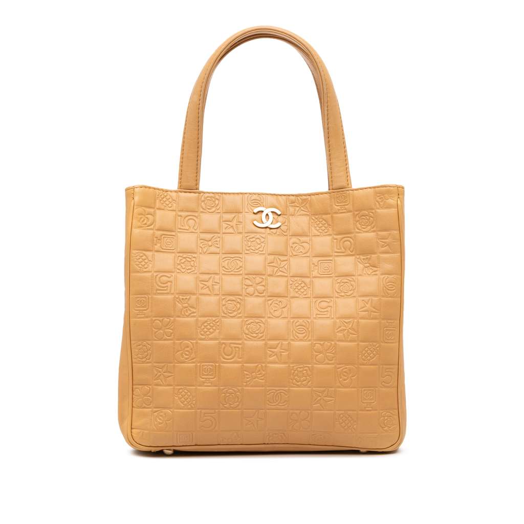 Chanel CC Embossed Lambskin Precious Symbols Tote