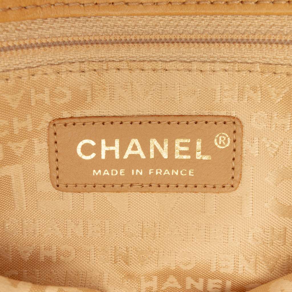 Chanel CC Embossed Lambskin Precious Symbols Tote - Side view