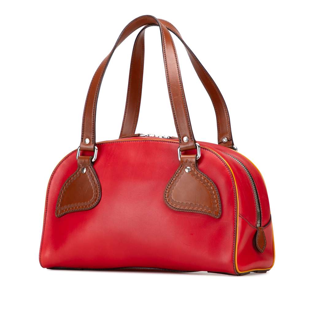 Prada Vitello Sport Bowler Bag - 2