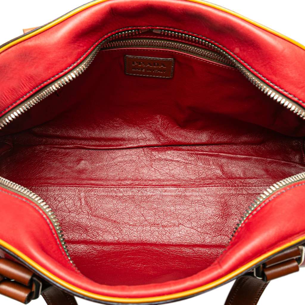 Prada Vitello Sport Bowler Bag - 4