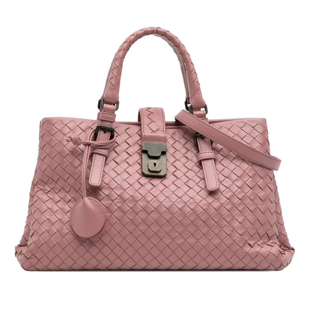 Bottega Veneta Small Nappa Intrecciato Roma Satchel