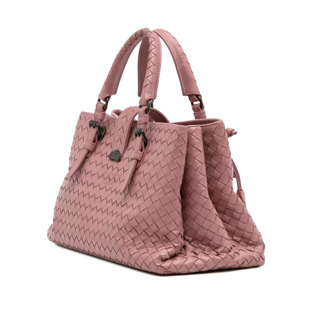 Bottega Veneta Small Nappa Intrecciato Roma Satchel - 2