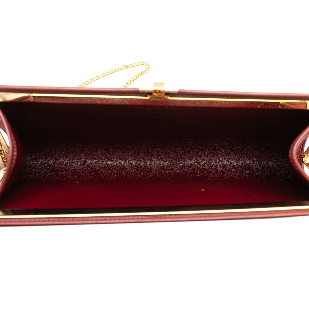 Dior Honeycomb Canvas Clutch With Chain - 4