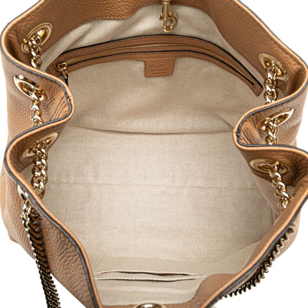 Gucci Medium Leather Soho Chain Tote - 4