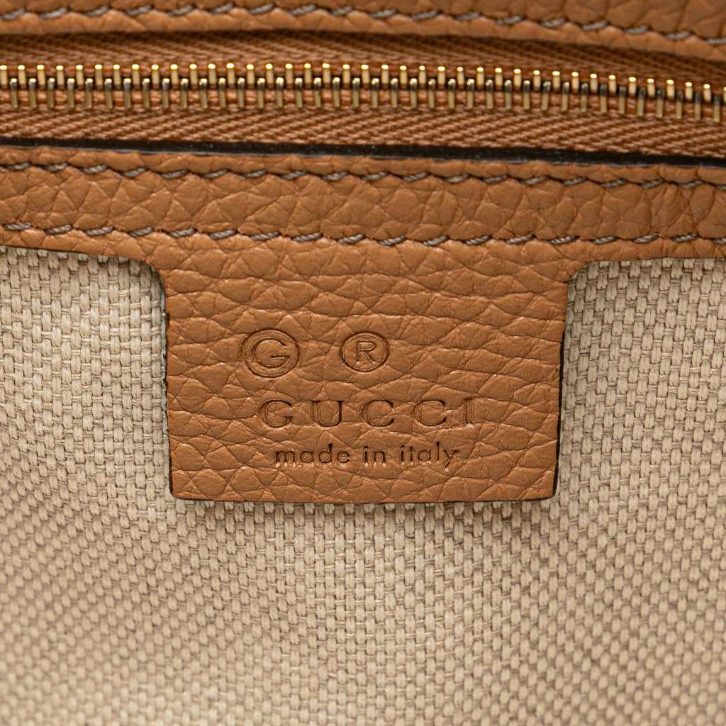 Gucci Medium Leather Soho Chain Tote - 5