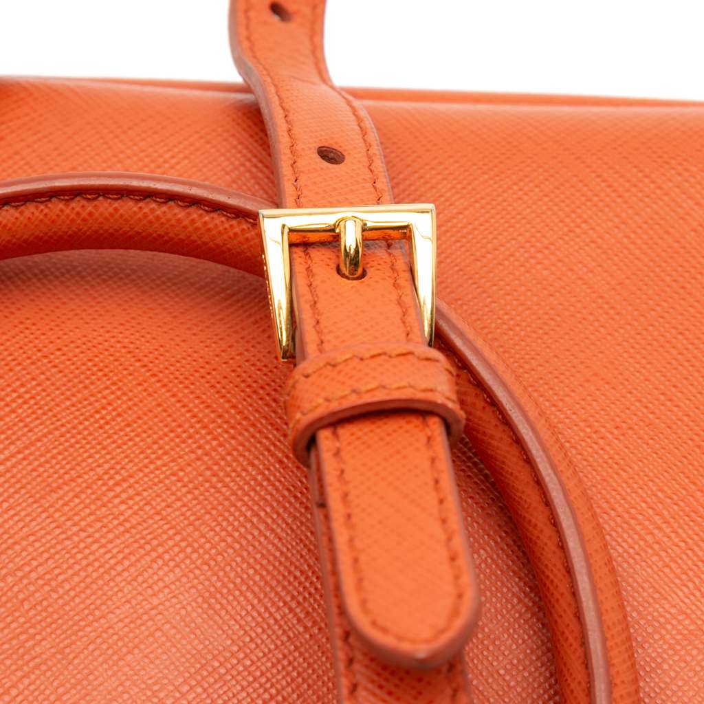 Prada Medium Saffiano Lux Galleria Double Zip Satchel - Image 10