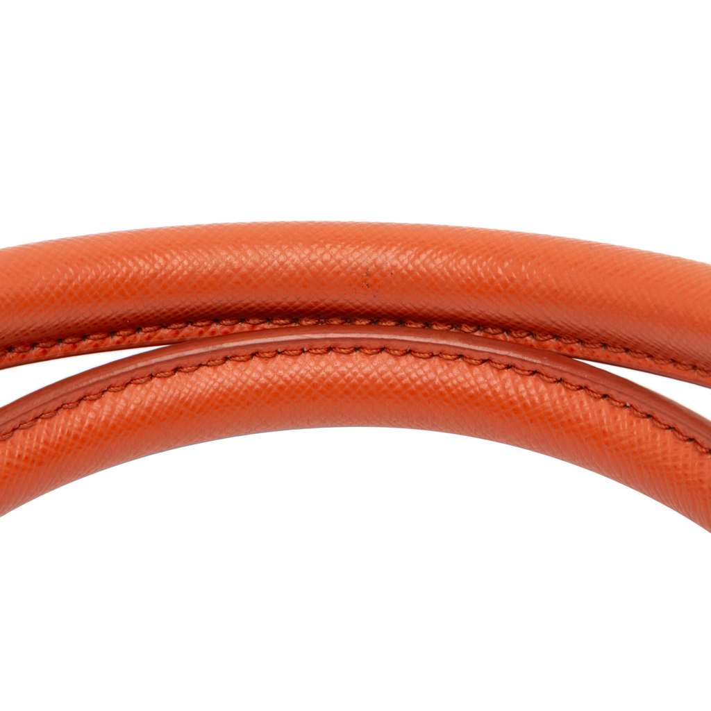 Prada Medium Saffiano Lux Galleria Double Zip Satchel - Image 12