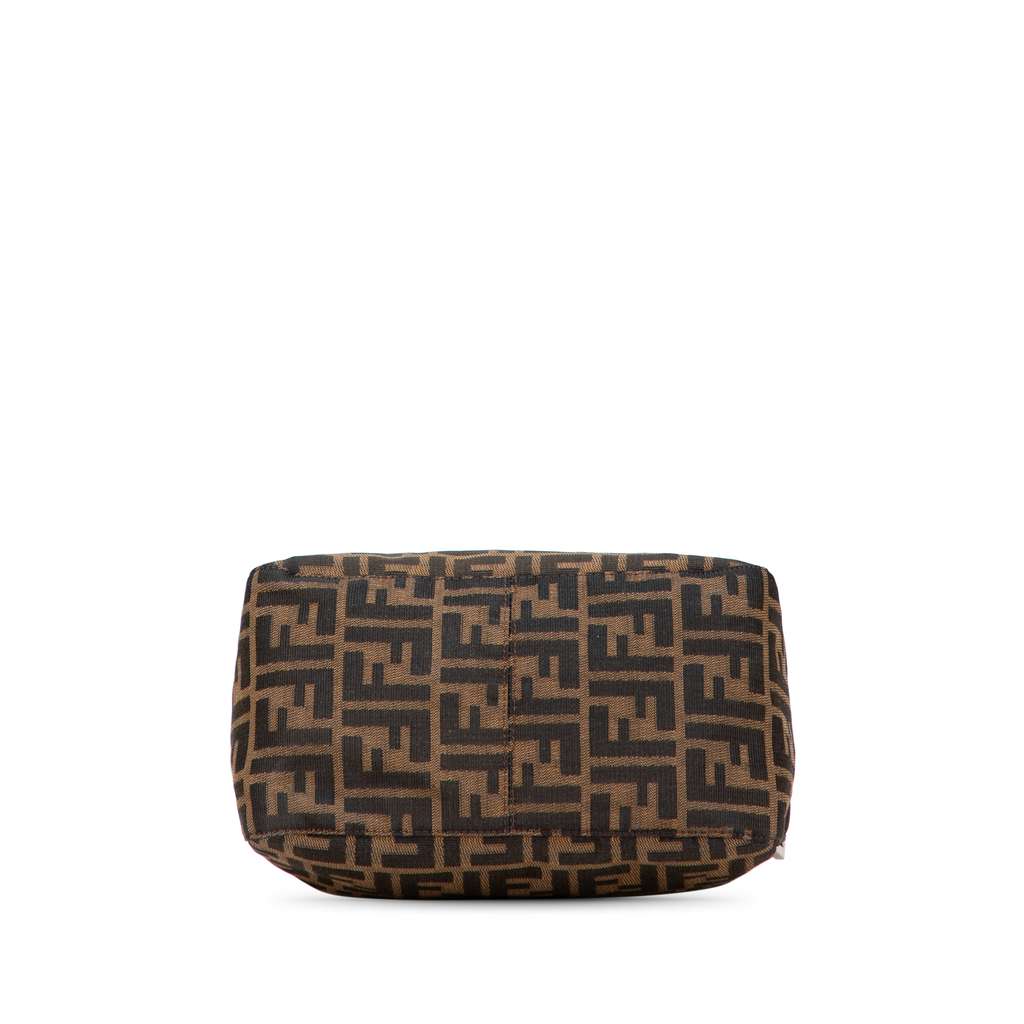 Fendi Zucca Canvas Double Flap Shoulder Bag - Image 6