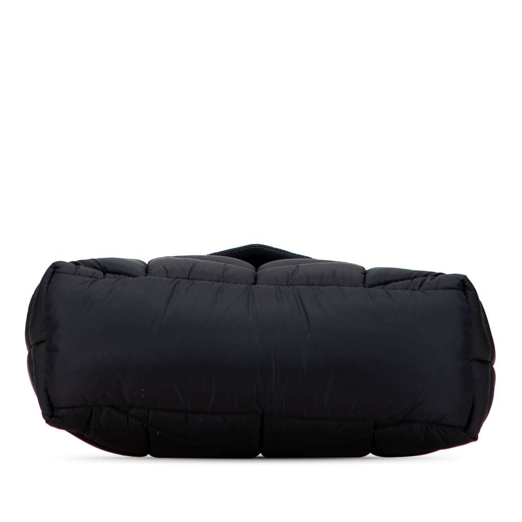 Saint Laurent Quilted Econyl Nylon Lou Puffer Messenger Bag - Image 6