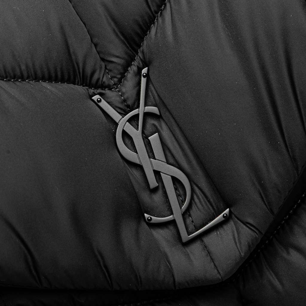 Saint Laurent Quilted Econyl Nylon Lou Puffer Messenger Bag - Detail 2