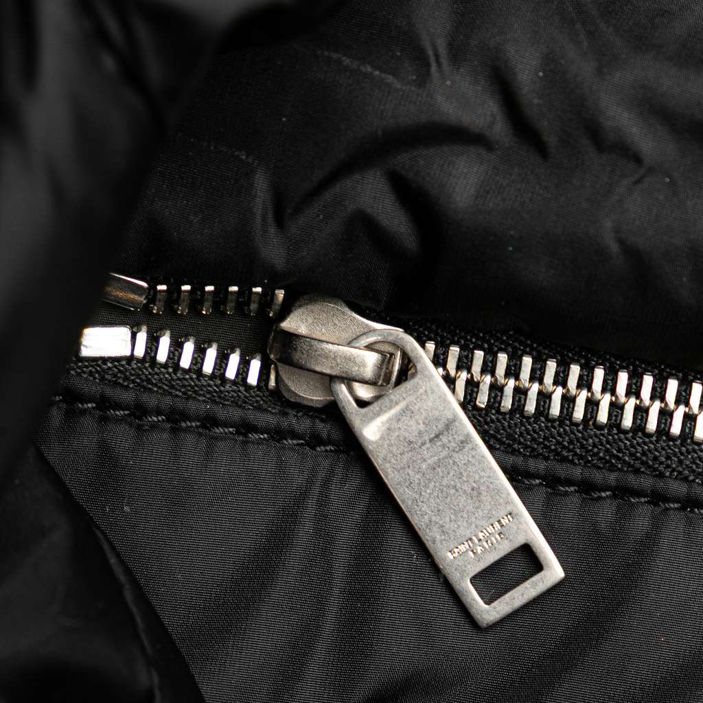 Saint Laurent Quilted Econyl Nylon Lou Puffer Messenger Bag - Image 10