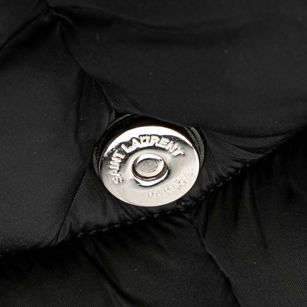 Saint Laurent Quilted Econyl Nylon Lou Puffer Messenger Bag - Image 11