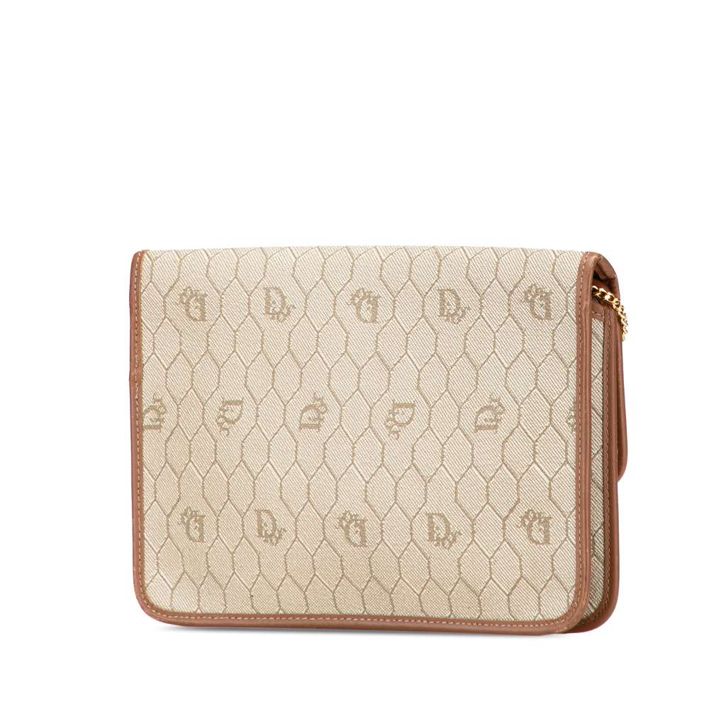 Dior Honeycomb Coated Canvas Chain Crossbody - 2