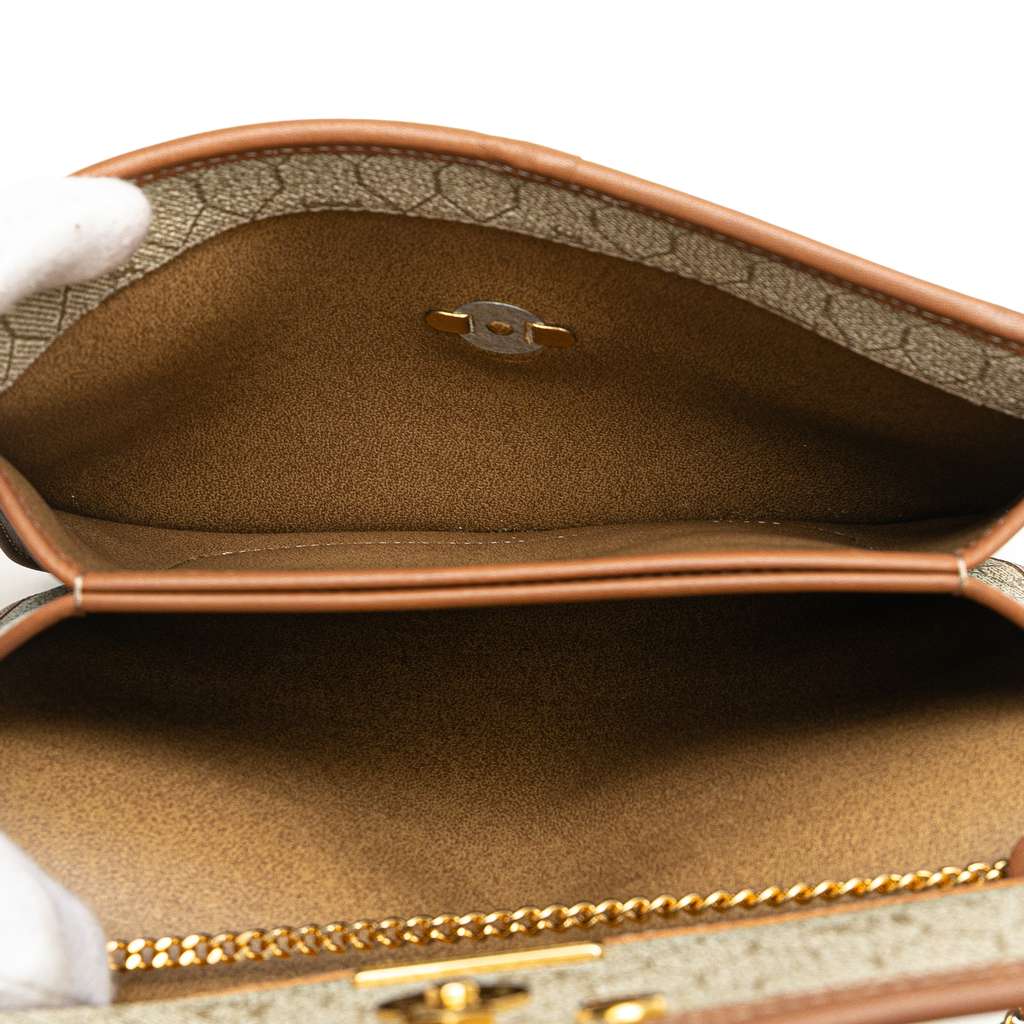 Dior Honeycomb Coated Canvas Chain Crossbody - 4