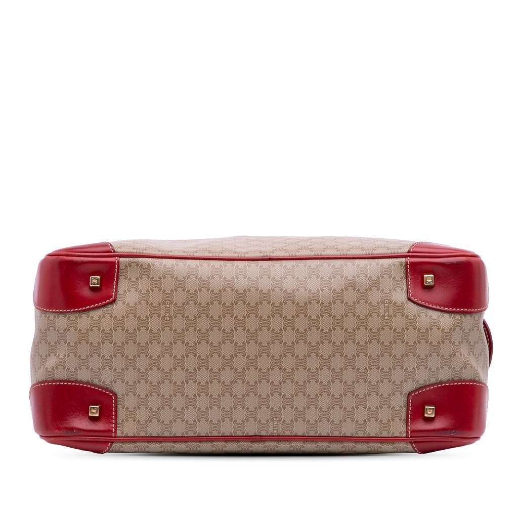 Celine Macadam Coated Canvas Handbag - Image 6