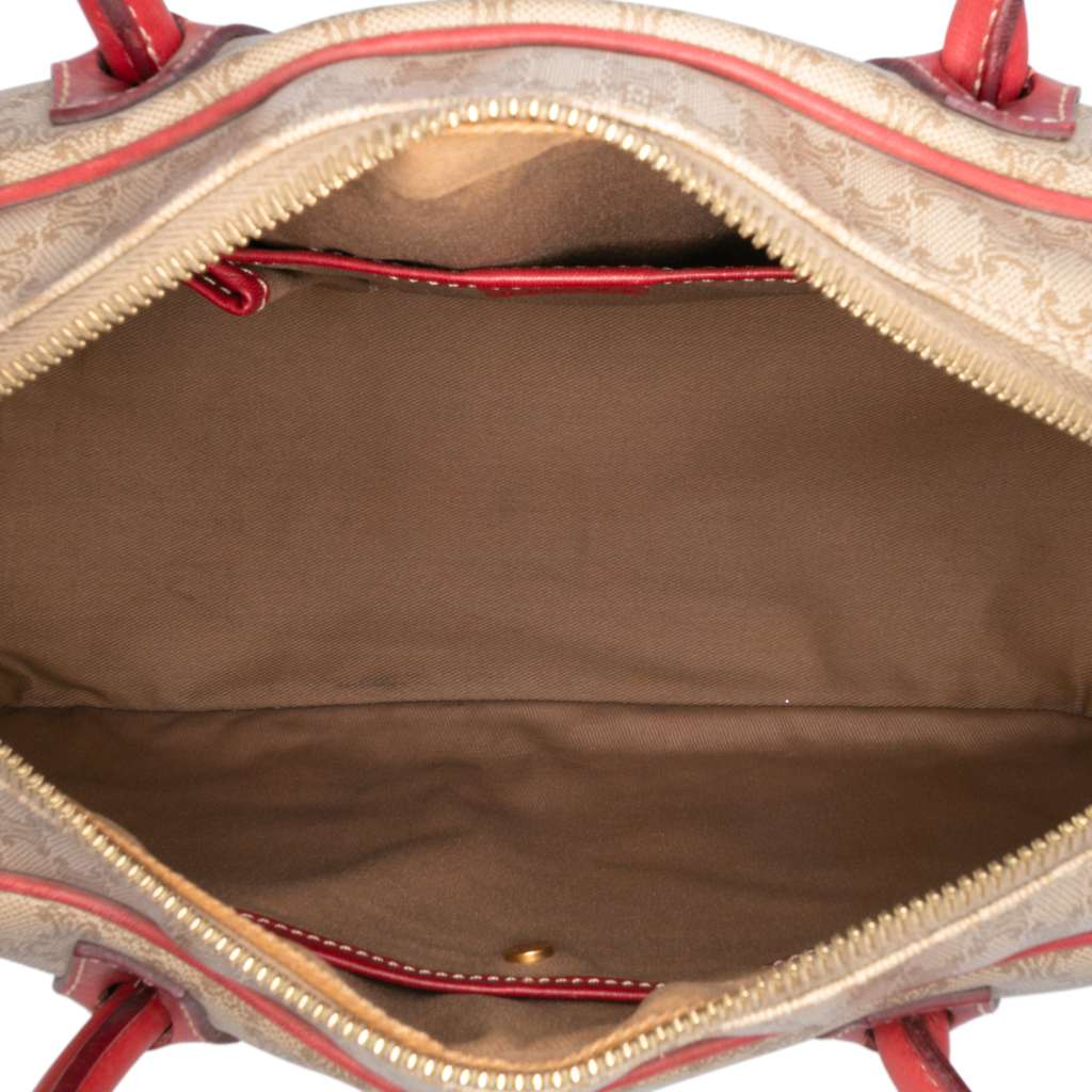 Celine Macadam Coated Canvas Handbag - 4