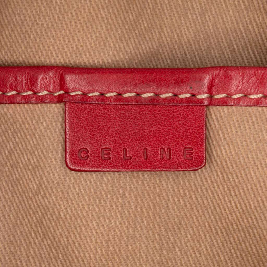 Celine Macadam Coated Canvas Handbag - Side view