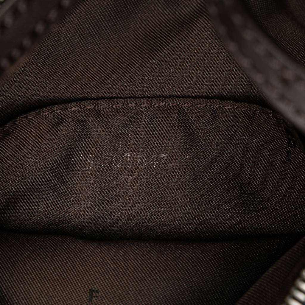 Fendi Zucchino Denim Crossbody - Side view