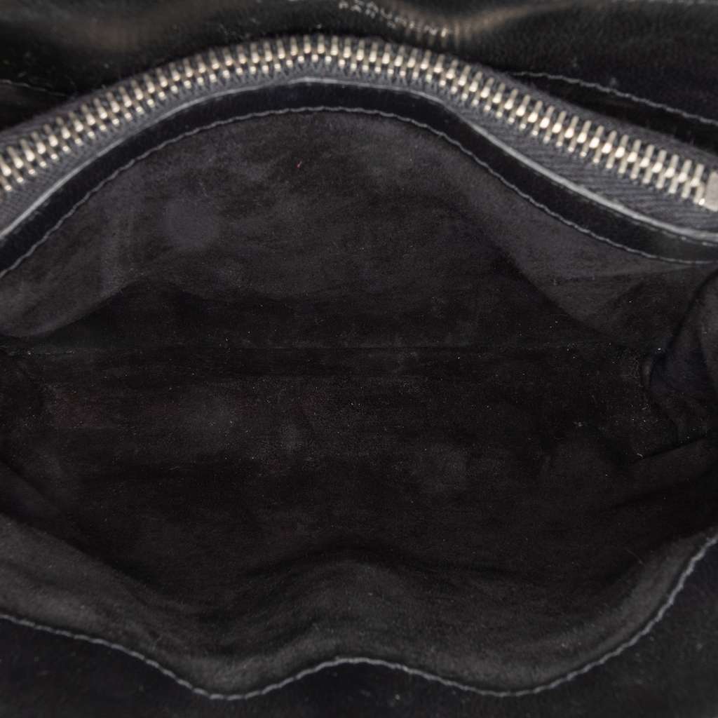 Saint Laurent Small Metallic Calfskin Monogram Loulou Chain Shoulder Bag - 5